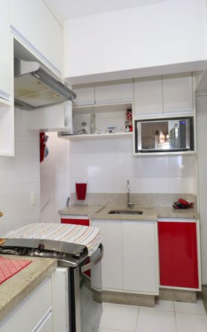 Casa de condomínio para alugar com 72m², 3 quartos e 2 vagas Casa de condomínio para alugar com 72m², 3 quartos e 2 vagasCozinha