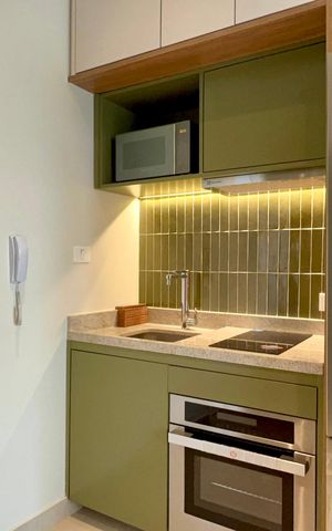 Studio para alugar com 33m², 1 quarto e sem vaga Studio para alugar com 33m², 1 quarto e sem vagaCozinha