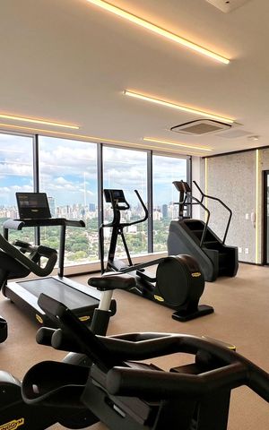 Studio para alugar com 33m², 1 quarto e sem vaga Studio para alugar com 33m², 1 quarto e sem vagaAcademia