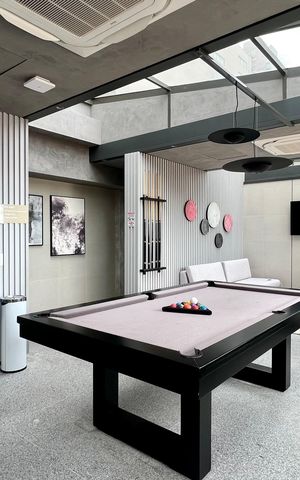 Studio para alugar com 33m², 1 quarto e sem vaga Studio para alugar com 33m², 1 quarto e sem vagaSalão de jogos