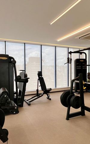 Studio para alugar com 33m², 1 quarto e sem vaga Studio para alugar com 33m², 1 quarto e sem vagaAcademia