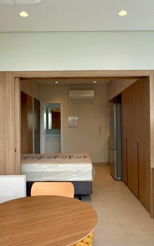 Studio para alugar com 33m², 1 quarto e sem vaga Studio para alugar com 33m², 1 quarto e sem vagaSala