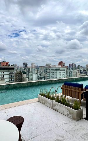 Studio para alugar com 33m², 1 quarto e sem vaga Studio para alugar com 33m², 1 quarto e sem vagaPiscina