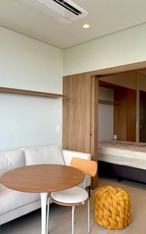 Studio para alugar com 33m², 1 quarto e sem vaga Studio para alugar com 33m², 1 quarto e sem vagaSala