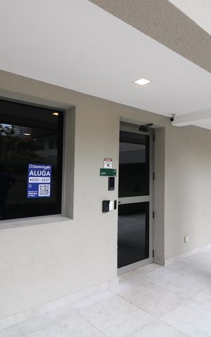 Apartamento para alugar com 43m², 2 quartos e sem vagaFachada e portaria