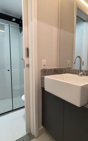 Apartamento à venda com 34m², 1 quarto e sem vaga Apartamento à venda com 34m², 1 quarto e sem vagaBanheiro
