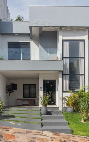 Casa de condomínio à venda com 170m², 3 quartos e 1 vagaFachada