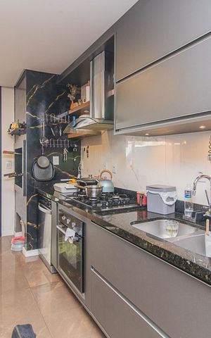 Casa de condomínio à venda com 170m², 3 quartos e 1 vagaCozinha