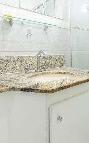 Apartamento à venda com 62m², 1 quarto e 1 vagaBanheiro