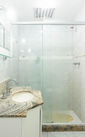 Apartamento à venda com 62m², 1 quarto e 1 vagaBanheiro