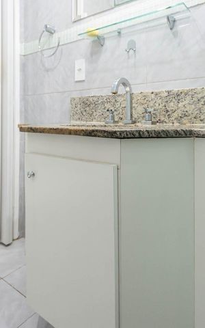 Apartamento à venda com 62m², 1 quarto e 1 vagaBanheiro