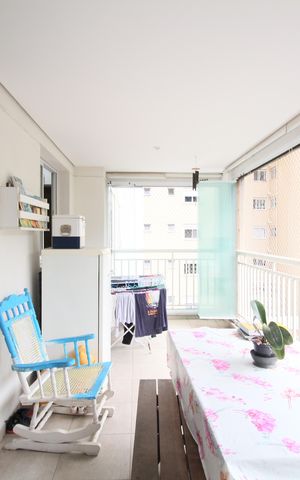 Apartamento à venda com 127m², 3 quartos e 2 vagasVaranda