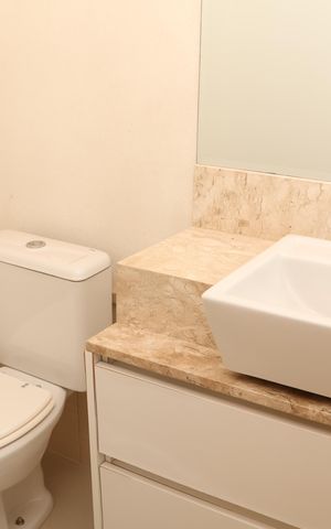 Apartamento para alugar com 108m², 3 quartos e 2 vagasBanheiro da Suíte 2