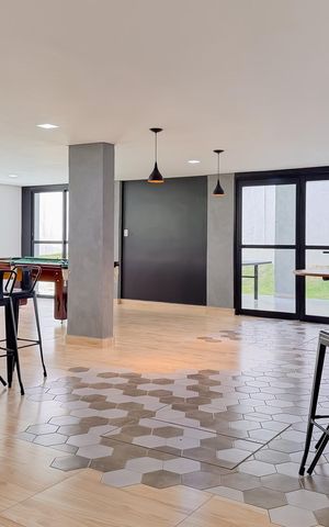 Studio à venda com 25m², 1 quarto e sem vaga Studio à venda com 25m², 1 quarto e sem vagaSalão de Jogos