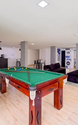 Studio à venda com 25m², 1 quarto e sem vaga Studio à venda com 25m², 1 quarto e sem vagaSalão de Jogos
