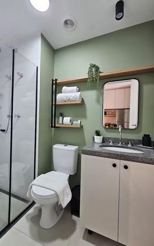 Apartamento à venda com 24m², 1 quarto e sem vaga Apartamento à venda com 24m², 1 quarto e sem vagaBanheiro