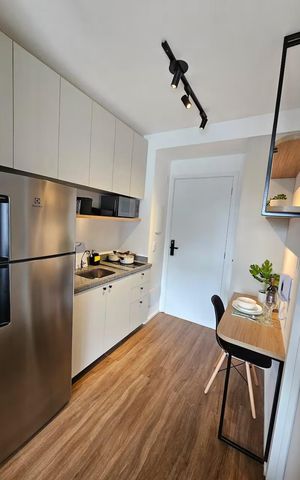 Apartamento à venda com 24m², 1 quarto e sem vaga Apartamento à venda com 24m², 1 quarto e sem vagaCozinha