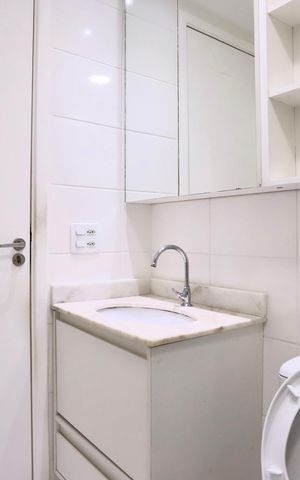 Apartamento para alugar com 55m², 2 quartos e 1 vaga Apartamento para alugar com 55m², 2 quartos e 1 vagaBanheiro