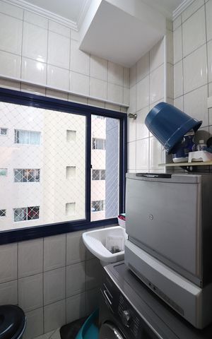 Apartamento para alugar com 60m², 2 quartos e 1 vagaCozinha e Área de Serviço