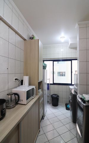 Apartamento para alugar com 60m², 2 quartos e 1 vagaCozinha e Área de Serviço
