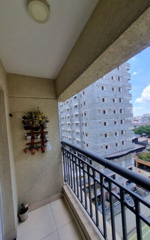 Apartamento à venda com 45m², 2 quartos e 1 vagaVaranda