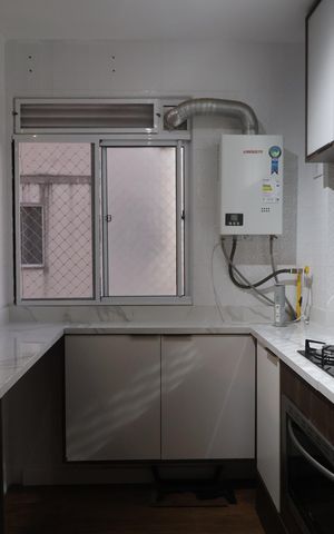 Apartamento à venda com 42m², 2 quartos e 1 vagaCozinha e Área de Serviço