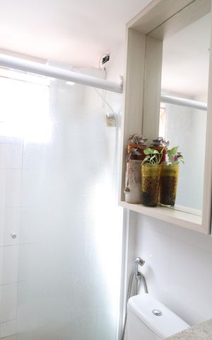 Apartamento para alugar com 53m², 2 quartos e 1 vagaBanheiro Social