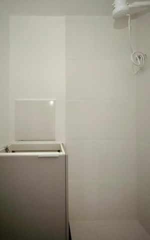 Studio para alugar com 20m², 1 quarto e sem vaga Studio para alugar com 20m², 1 quarto e sem vagaBanheiro