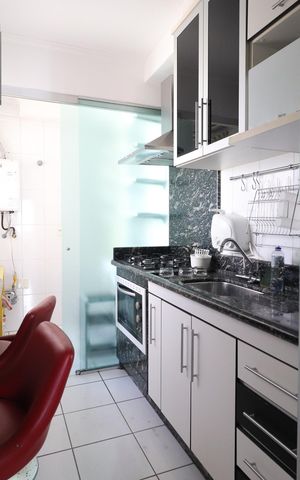 Apartamento à venda com 66m², 3 quartos e 2 vagasCozinha