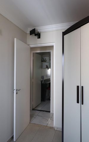 Apartamento à venda com 66m², 3 quartos e 2 vagasQuarto 3