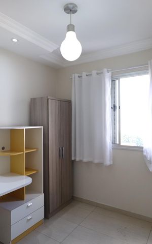 Apartamento à venda com 66m², 3 quartos e 2 vagasQuarto 2