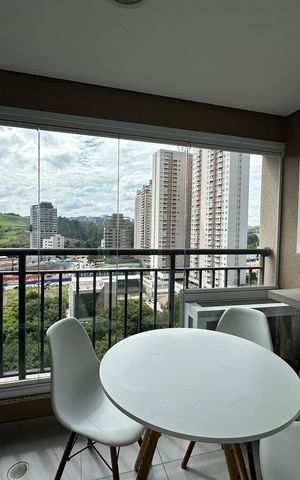 Apartamento para alugar com 42m², 1 quarto e 1 vagaVaranda