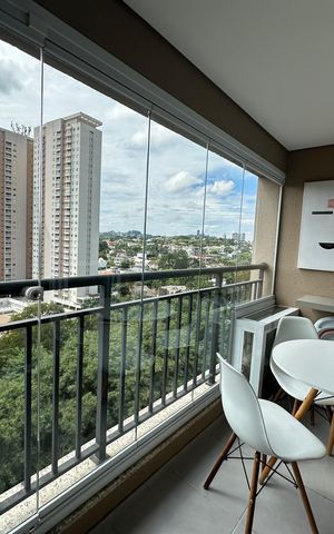 Apartamento para alugar com 42m², 1 quarto e 1 vagaVaranda