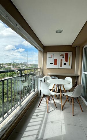 Apartamento para alugar com 42m², 1 quarto e 1 vagaVaranda