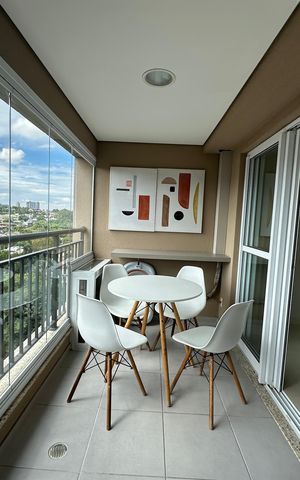 Apartamento para alugar com 42m², 1 quarto e 1 vagaVaranda