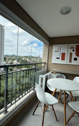 Apartamento para alugar com 42m², 1 quarto e 1 vagaVaranda