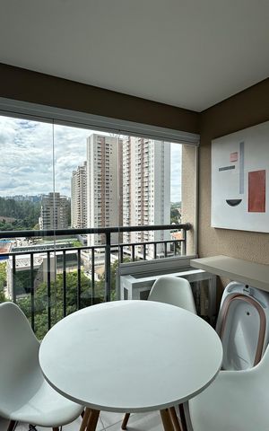 Apartamento para alugar com 42m², 1 quarto e 1 vagaVaranda