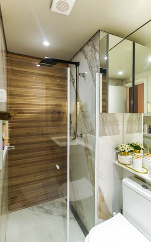 Apartamento à venda com 57m², 2 quartos e 1 vagaBanheiro da Suíte 1