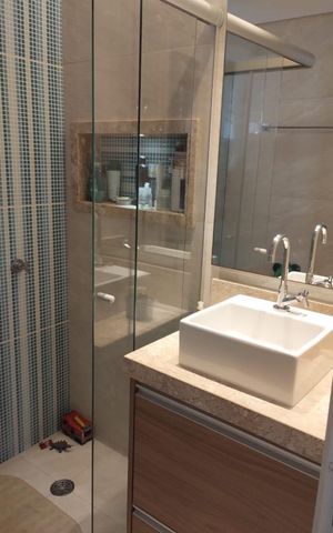 Apartamento à venda com 63m², 3 quartos e 1 vaga Apartamento à venda com 63m², 3 quartos e 1 vagaBanheiro