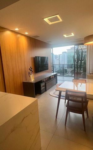 Apartamento à venda com 57m², 1 quarto e 1 vaga Apartamento à venda com 57m², 1 quarto e 1 vagaSala