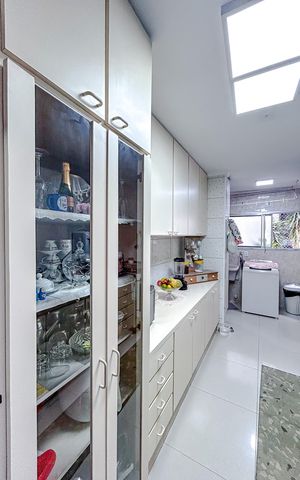 Apartamento à venda com 80m², 3 quartos e 1 vagaCozinha