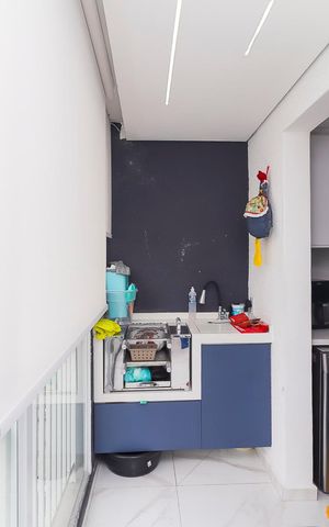 Apartamento à venda com 47m², 2 quartos e 1 vagaÁrea de Serviço e Varanda