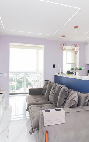 Apartamento à venda com 47m², 2 quartos e 1 vagaSala