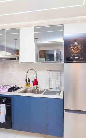 Apartamento à venda com 47m², 2 quartos e 1 vagaCozinha