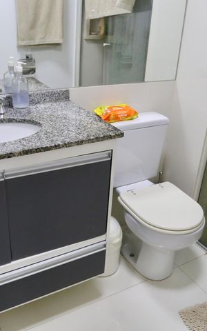 Apartamento à venda com 65m², 2 quartos e 1 vaga Apartamento à venda com 65m², 2 quartos e 1 vagaBanheiro