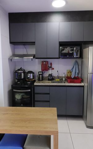 Apartamento para alugar com 41m², 1 quarto e 1 vagaCozinha e Área de Serviço