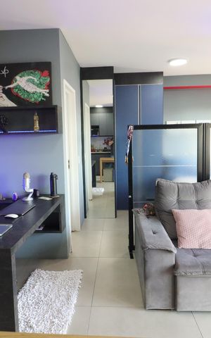 Apartamento para alugar com 41m², 1 quarto e 1 vagaSala