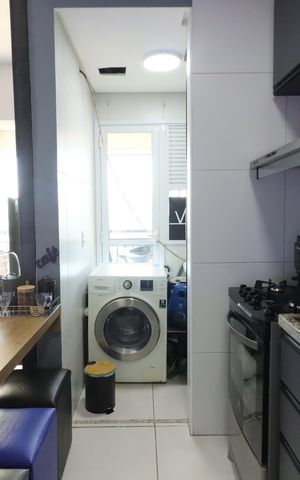 Apartamento para alugar com 41m², 1 quarto e 1 vagaCozinha e Área de Serviço