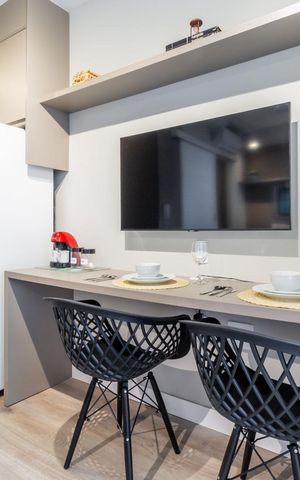 Studio à venda com 27m², 1 quarto e sem vaga Studio à venda com 27m², 1 quarto e sem vagaCozinha