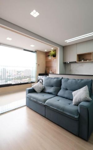 Apartamento à venda com 44m², 2 quartos e 1 vagaSala/Cozinha